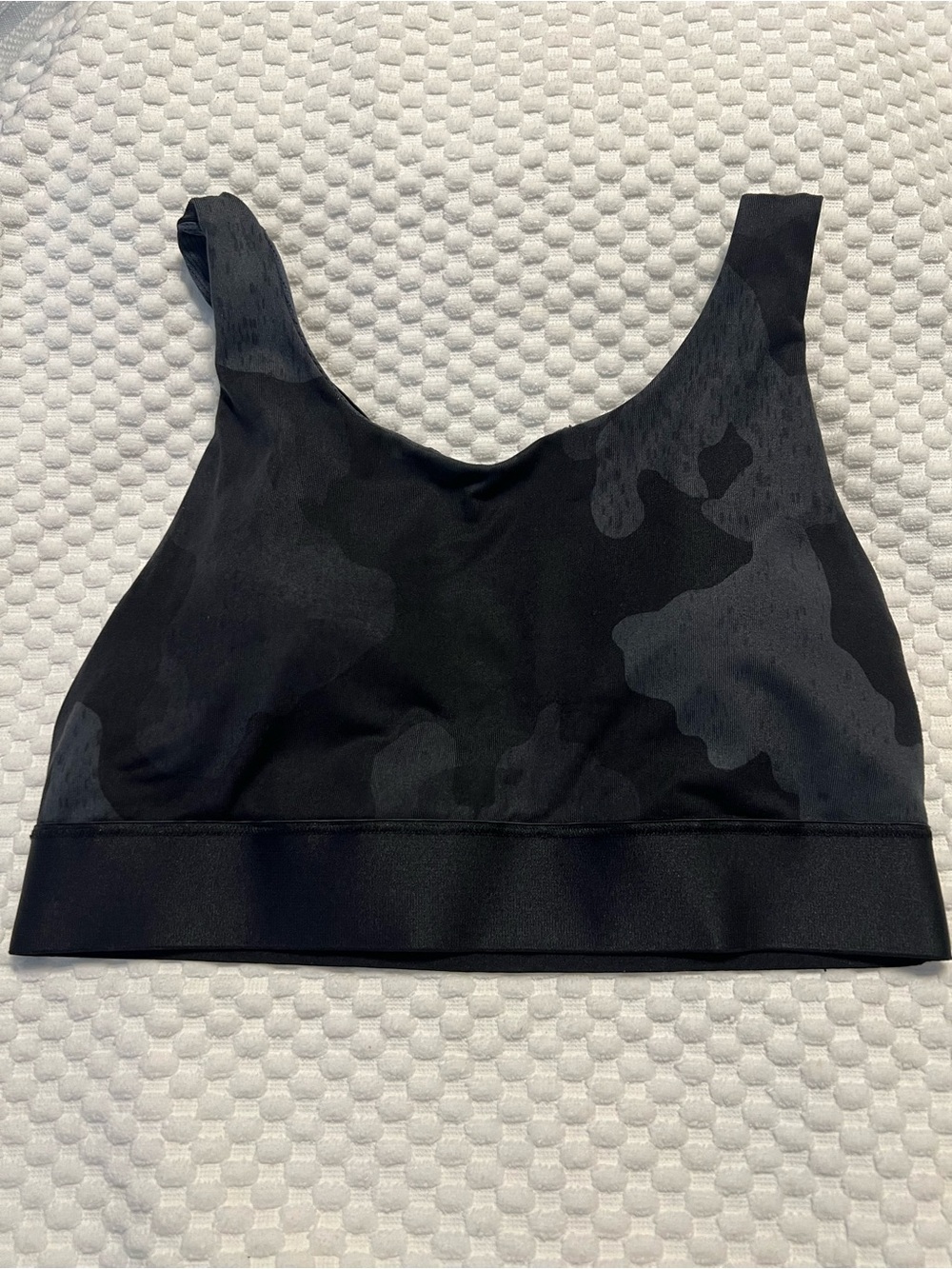 Athleta Black Camo Sports Bra